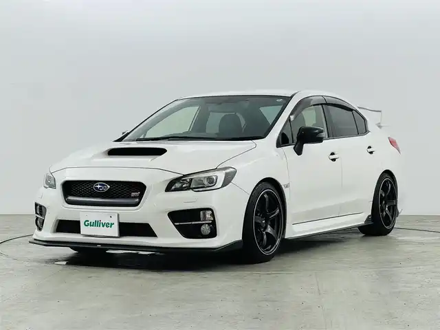 スバル ＷＲＸ ＳＴＩ STI タイプS 福島県 2015(平27)年 10.6万km クリスタルホワイトP ＳＴＩフルエアロ　/４ＷＤ　/バックカメラ　/ドラレコ　/メモリナビゲーション　/【AM/FM/DVD/CD/Bluetooth/フルセグ】/ハーフレザーシート　/プッシュスタート　/・スマートキー　/ＬＥＤライト　/・オートライト　/・フォグライト　/純正フロアマット　/ステアリングスイッチ/・革巻きステアリング/取扱説明書/・保証書