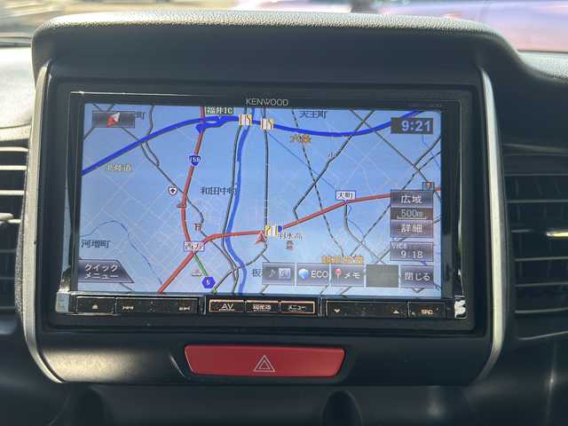 ホンダ Ｎ ＢＯＸ G SSパッケージ 福井県 2013(平25)年 11.2万km クリスタルブラックパール スマートキー/プッシュスタート/アイドリングストップ/ETC/前後ドライブレコーダー/社外ナビ/フルセグTV/ステアリングスイッチ/両側パワースライドドア/純正LEDヘッドライト/オートライト/電動格納ミラー/横滑り防止/純正フロアマット/純正ドアバイザー