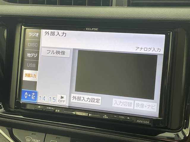 トヨタ アクア S 熊本県 2015(平27)年 9.8万km クールソーダメタリック 社外ナビ（ＣＤ・ＤＶＤ・フルセグ・ＢＴ）/バックカメラ　/社外前方ドライブレコーダー　/ＥＴＣ　/横滑り防止　/オートライト　/ＨＩＤライト　/フォグランプ　/スマートキー　/プッシュスタート　/スペアキー１本/保証書/取扱説明書