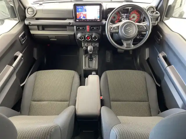 スズキ ジムニー シエラ JC 新潟県 2023(令5)年 3.7万km ブルーイッシュブラックパール3 社外SDナビ/フルセグテレビ/デュアルセンサーブレーキサポート/D席+N席シートヒーター/4WD/パートタイム4WD切り替えレバー/ダウンヒルアシストコントロール/追従型クルーズコントロール