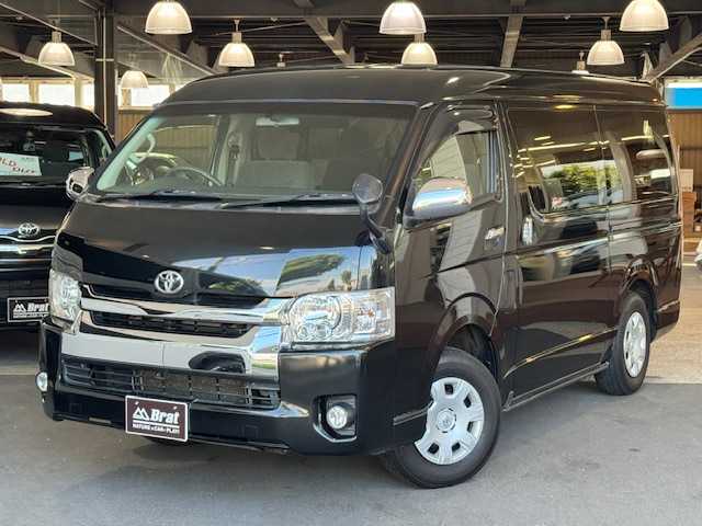 トヨタ ハイエース GL 道北・旭川 2017(平29)年 7.6万km ブラックマイカ UIビークルベットキット/UIビークルフロアマット/AVIC-RZ07 SDナビ/ETC/パワースライドドア/スペアキー/フルセグTV/USB入力端子/ステアリングリモコン/ルームランプスイッチ/Bluetooth接続
