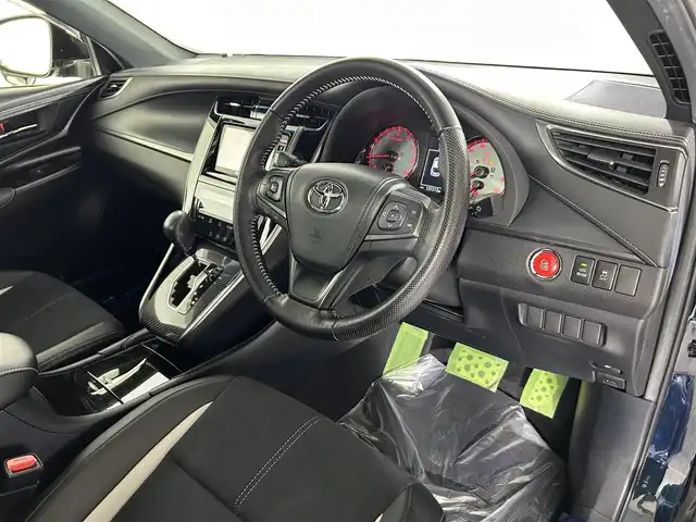 トヨタ ハリアー エレガンス G’s 佐賀県 2016(平28)年 13.2万km ブラッキッシュアゲハガラスフレーク 禁煙車/社外7インチナビ/フルセグTV/Bluetooth/CD/DVD/サンルーフ/ビルトインETC/前方・後方ドライブレコーダー/運転席パワーシート/LEDヘッドライト/フォグランプ/オートライト/G’sエアロ/G’s19インチアルミホイール/純正フロアマット