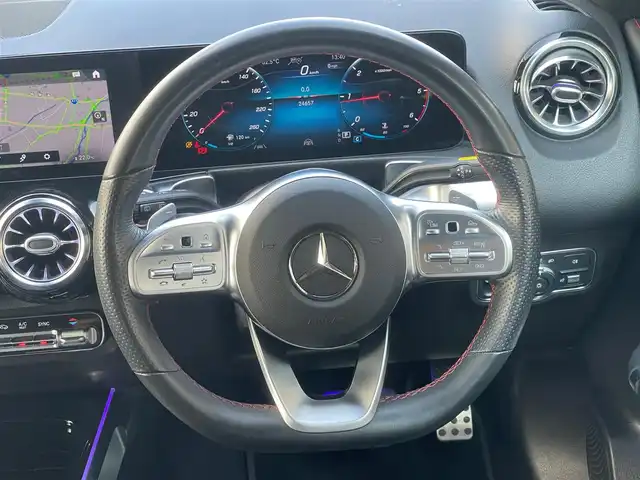 メルセデス・ベンツ ＧＬＢ２００ｄ AMGライン 山梨県 2021(令3)年 2.5万km デニムブルー 法人ワンオーナー /レーダーセーフティパッケージ/純正HDDナビ/Bluetooth/フルセグ/360°カメラ/ACC/LKA/BSA/パワーシート/シートヒーター /ワイヤレスチャージ /パドルシフト/電動テールゲート/ETC/LEDヘッドライト/純正19インチAW