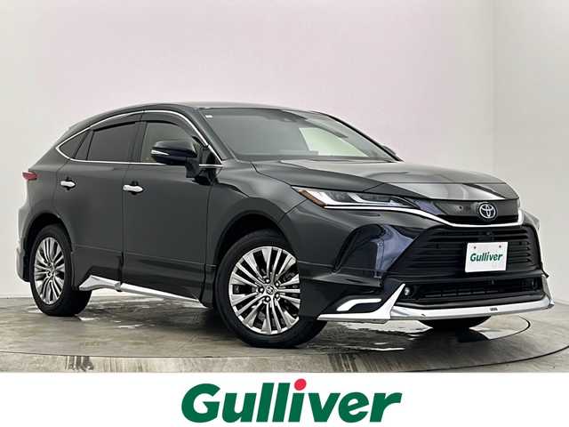 トヨタ ハリアー ハイブリッド Z レザーパッケージ 宮城県 2021(令3)年 2.5万km プレシャスブラックパール 12.3インチTコネクトナビ/AM/FM/Bluetooth/TV/AppleCarPlay/AndroidAuto/パノラミックビューモニター/フロントサイドリアモデリスタ/デジタルインナーミラー/トヨタセーフティセンス/・プリクラッシュセーフティ/・レーントレーシングアシスト/・レーダークルーズコントロール/・ブラインドスポットモニター/・クリアランスソナー/ハイビームアシスト/LEDヘッドライト/黒本革シート/パワーシート/シートヒーター/エアーシート/ステアリングヒーター/ビルトインETC2.0/スペアキー/純正19インチAW/純正フロアマット/ドアバイザー