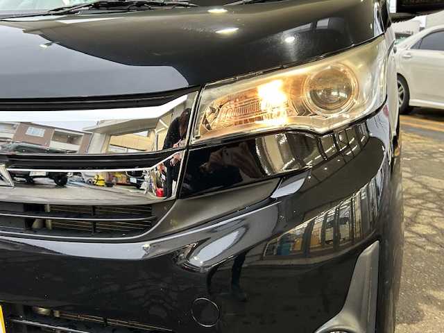 三菱 ｅＫカスタム T 道東・釧路十勝 2013(平25)年 5.7万km アメジストブラック 4WD/純正メモリーナビ/  (CD/フルセグTV)/バックカメラ/シートヒーター/HIDヘッドライト/フォグライト/ウィンカーミラー/電動格納ミラー/革巻きステアリング/純正フロアマット/純正ドアバイザー/スマートキー/エンジンプッシュスタート/純正15インチアルミホイール/冬タイヤ積み込み/  (155/65R14、7mm、2024年製、社外AW)