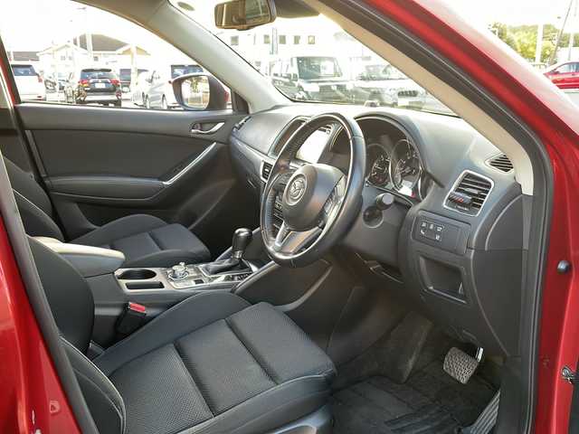マツダ ＣＸ－５ XD プロアクティブ 山口県 2015(平27)年 6.5万km ソウルレッドプレミアムメタリック 純正ナビ/Bluetooth/フルセグTV/バックカメラ/コーナーセンサー/クルーズコントロール/ブラインドスポットモニター/アイドリングストップ/社外前後ドライブレコーダー/ステアリングスイッチ/スマートキー＆プッシュスタート/電子制御パーキングブレーキ/ビルトインETC/オートライト/キセノンライト/フォグライト/純正17インチAW/保証書・取説/スペアキー1個