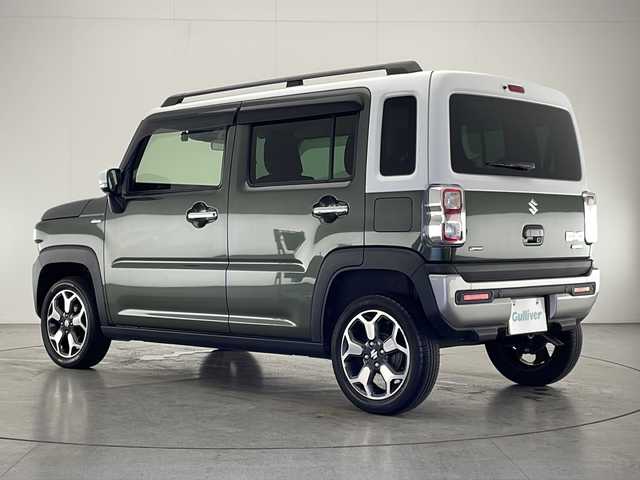 スズキ ハスラー Jスタイル 宮崎県 2022(令4)年 3.6万km クールカーキパールメタリック/ホワイト2トーンルーフ ワンオーナー/SUZUKI Safety Support/〇デュアルカメラブレーキサポート/〇後退時ブレーキサポート/〇誤発進抑制機能（前方・後方）/〇車線逸脱警報機能/〇車線逸脱抑制機能/〇ふらつき警報機能/〇標識認識機能/〇オートマチックハイビーム/〇先行車発進お知らせ機能/〇コーナーセンサー/純正8インチSDナビ/フルセグTV/CD/DVD/Bluetooth/バックカメラ/シートヒーター/LEDヘッドライト/ルーフレール/純正15インチAW/ビルトインETC/アイドリングストップ/スマートキー×2/保証書/取扱説明書