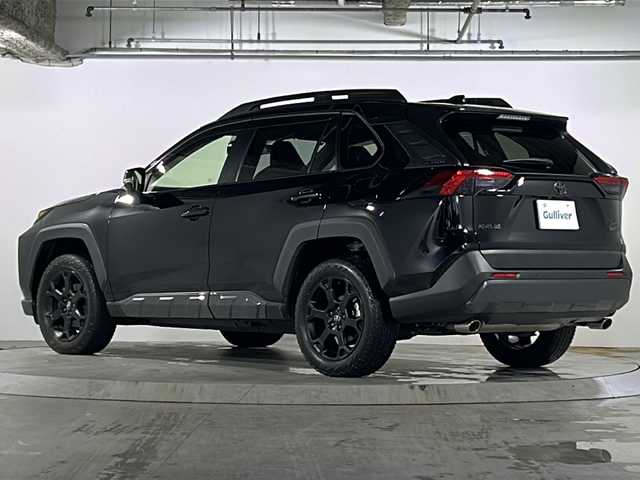 トヨタ ＲＡＶ４ アドベンチャー オフロードPKG 広島県 2021(令3)年 4.6万km アティチュードブラックマイカ 禁煙/JAOS（モデリスタ）/・ピラープロテクター/・サイドプロテクター/・ノーズプロテクター/トヨタセーフティセンス/・プリクラッシュセーフティ/・LDA/LTA/・RSA/・オートマチックハイビーム/・レーダークルーズコントロール/・先行車発進お知らせ/クリアランスソナー/BSM/純正９インチディスプレイオーディオ/・ナビ/フルセグ/USB/Miracast/Bluetooth/バックカメラ/デジタルインナーミラー/パワーバックドア/革巻きステアリング/ステアリングスイッチ/オートライト/ステアリングヒーター/電動パーキングブレーキ/ブレーキホールド/LEDヘッドライト/フォグランプ/ハーフレザーシート/シートヒーター/ベンチレーション/パワーシート/LED室内灯/TRDトランクマット/純正フロアマット/前後ドライブレコーダー（DC-DR652）/ETC/ルーフレール/純正18インチアルミホイール