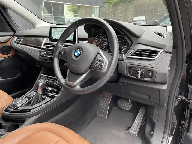 ＢＭＷ ２１８ｄ グランツアラー ラグジュアリー 福島県 2017(平29)年 4.7万km サファイアブラックP インテリジェントセーフティ/レーンキープアシスト/コニャックレザーシート/パワーシート/コンフォートパッケージ/・オートマチック・テールゲート/・コンフォートアクセス/・ライトパッケージ/・フロント・シート・ヒーティング/純正HDDナビ/バックカメラ/純正17インチAW/ミラー一体ETC/クリアランスソナー/トノカバー/保証書・取説・スペアキー