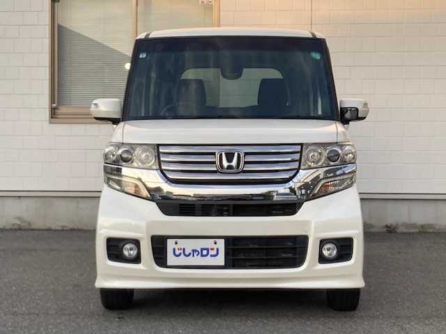 ホンダ Ｎ ＢＯＸ カスタム G Lパッケージ 三重県 2013(平25)年 6.9万km プレミアムホワイトパール (株)IDOMが運営する【じしゃロン四日市店】の自社ローン専用車両になります。こちらは現金またはオートローンご利用時の価格です。自社ローンご希望の方は別途その旨お申付け下さい/社外SDナビ（CD/DVD/AM/FM）/パドルシフト/片側パワースライド/バックカメラ/ワンセグTV/ETC/純正14インチAW/キセノンライト/ベンチシート