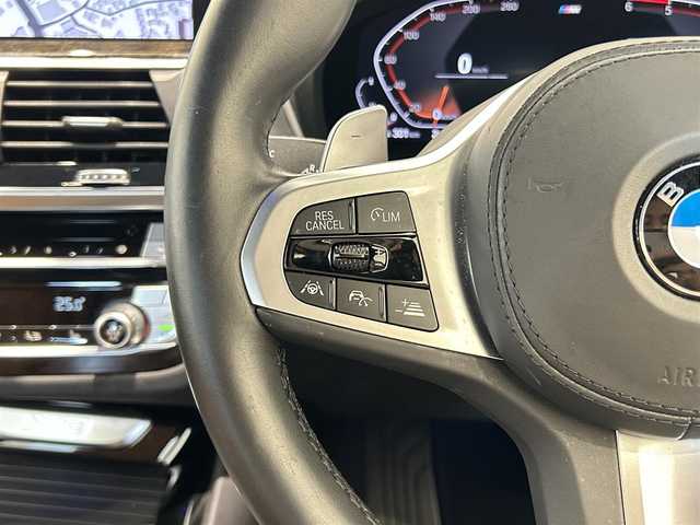 ＢＭＷ Ｘ３ xDrive20d Mスポーツ 山口県 2020(令2)年 1.8万km サファイアブラックP ハイラインＰＫＧ　/茶革　/ＡＣＣ　/ＢＳＭ　/ＨＵＤ　/純正ナビ／ＴＶ　/アンビエントライト　/レザーステアリング　/メモリ付パワーシート　/シートヒーター　/３６０°カメラ　/コンフォートアクセス　/純正１９インチＡＷ