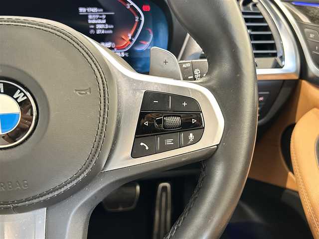 ＢＭＷ Ｘ３ xDrive20d Mスポーツ 山口県 2020(令2)年 1.8万km サファイアブラックP ハイラインＰＫＧ　/茶革　/ＡＣＣ　/ＢＳＭ　/ＨＵＤ　/純正ナビ／ＴＶ　/アンビエントライト　/レザーステアリング　/メモリ付パワーシート　/シートヒーター　/３６０°カメラ　/コンフォートアクセス　/純正１９インチＡＷ