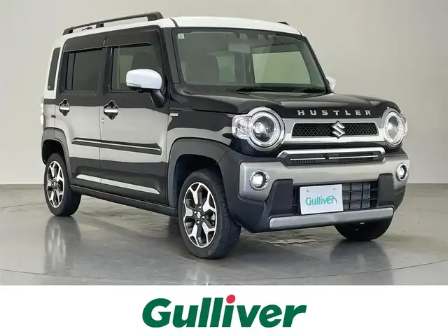 スズキ ハスラー Jスタイル 愛知県 2021(令3)年 1.4万km ブルーイッシュブラックパール 純正９型ＤＡナビ　全方位カメラ　禁煙車　シートヒーター　ＥＴＣ　ドラレコ　セーフティサポート　レーダーブレーキ　ＬＥＤヘッドライト　プッシュスタート　レーンキープ　アイドリングストップ　ターボ搭載車