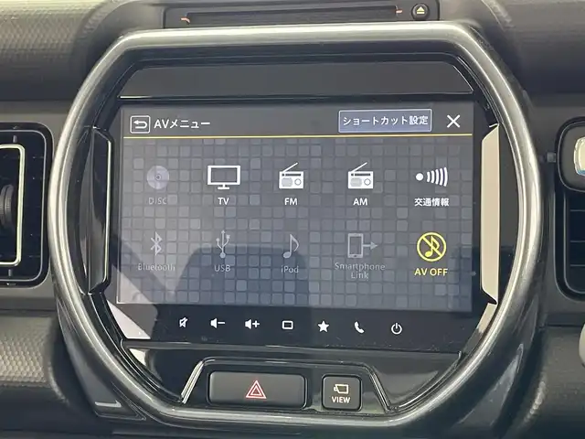 スズキ ハスラー Jスタイル 愛知県 2021(令3)年 1.4万km ブルーイッシュブラックパール 純正９型ＤＡナビ　全方位カメラ　禁煙車　シートヒーター　ＥＴＣ　ドラレコ　セーフティサポート　レーダーブレーキ　ＬＥＤヘッドライト　プッシュスタート　レーンキープ　アイドリングストップ　ターボ搭載車