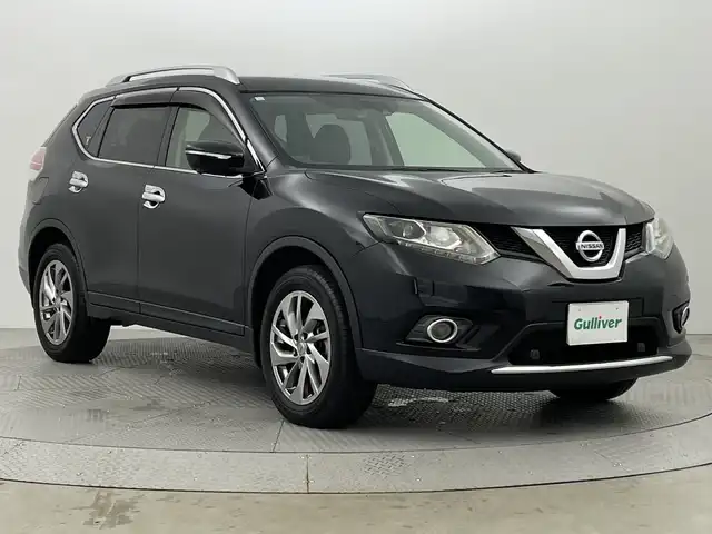 日産 エクストレイル 20Xtt エマージェンシーブレーキ 新潟県 2017(平29)年 4.6万km ダイヤモンドブラック 純正ナビ/　　フルセグ/CD/AUX/FM/AM/アラウンドビューモニター/パワーバックドア/クルーズコントロール/レザーシート/シートヒーター/LEDオートライト/純正18インチアルミホイール/ステリングスイッチ/ルーフレール/ミラーヒーター/スマートキー/ビルトインETC