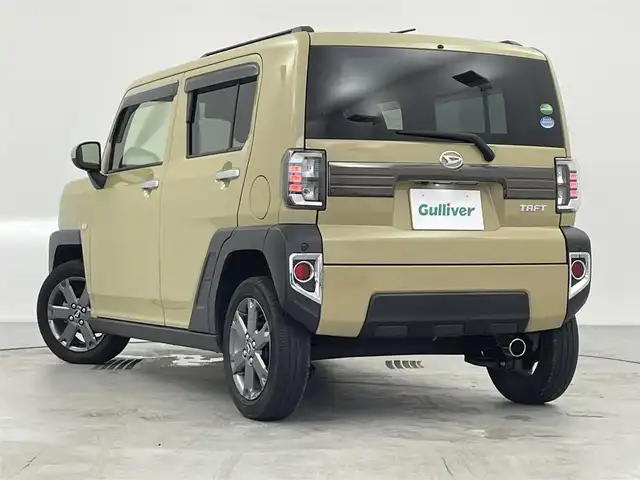 ダイハツ タフト G ターボ 愛知県 2020(令2)年 2.6万km サンドベージュメタリック /禁煙車//純正9インチナビ//フルセグTV//バックカメラ//ETC//純正前後ドライブレコーダー//社外デジタルルームミラー//スカイルーフ//スマートアシスト//衝突回避支援ブレーキ//衝突警報機能//前後方誤発進抑制//車線逸脱警報//路側逸脱警報//ふらつき警報//標識認識//アダプティブドライビングビーム//アダプティブクルーズコントロール//レーンキープコントロール//前後コーナーセンサー//フルLEDヘッドライト//オートライト//LEDフォグランプ//ルーフレール//前席パワーシート//純正15インチアルミホイール//純正フロアマット//純正ドアバイザー//電子パーキングブレーキ//ブレーキホールド//革巻きステアリング//ステアリングスイッチ//プッシュスタート//電動格納ミラーウィンカー//新車保証書・取扱説明書//スペアキー