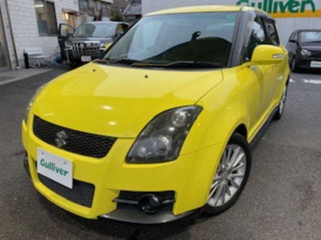 スズキ スイフト スポーツ 東京都 2007(平19)年 8.3万km チャンピオンイエロー ワンセグテレビ/ドアバイザー/ETC/キセノンヘッドライト/純正アルミホイール/社外ナビ（Kenwood（HDV-990））/DVD再生機能あり/純正フロアマット/フロントフォグランプ/電動格納ミラー/ESP/取扱説明書/保証書/ミュージックプレイヤー接続（ipod）