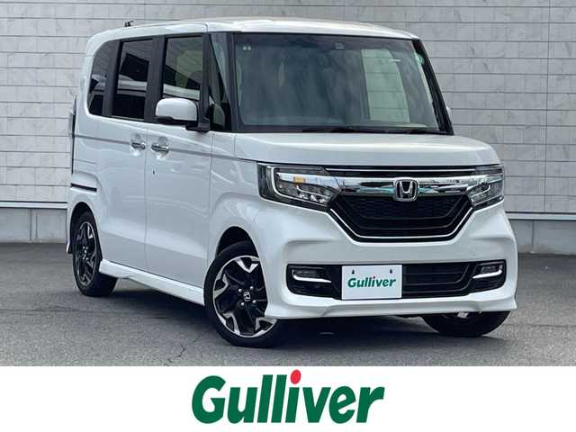 ホンダ Ｎ ＢＯＸ カスタム G L ターボ ホンダセンシング 群馬県 2020(令2)年 7.5万km プラチナホワイトパール ホンダセンシング/・レーダークルーズコントロール/純正ＳＤナビ　/　　Bluetooth/フルセグ/両側パワースライドドア　/バックカメラ　/ＬＥＤヘッドライト　　/前席シートヒーター　/本革ステアリング　/パドルシフト/純正15AW　/純正フロアマット/電動格納ミラー/TFTデジタルインナーモニター/後方コーナーセンサー/ビルトインETC