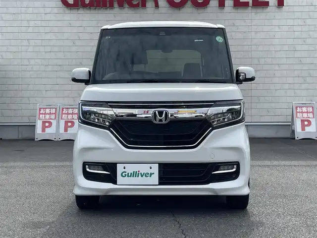 ホンダ Ｎ ＢＯＸ カスタム G L ターボ ホンダセンシング 群馬県 2020(令2)年 7.5万km プラチナホワイトパール ホンダセンシング/・レーダークルーズコントロール/純正ＳＤナビ　/　　Bluetooth/フルセグ/両側パワースライドドア　/バックカメラ　/ＬＥＤヘッドライト　　/前席シートヒーター　/本革ステアリング　/パドルシフト/純正15AW　/純正フロアマット/電動格納ミラー/TFTデジタルインナーモニター/後方コーナーセンサー/ビルトインETC