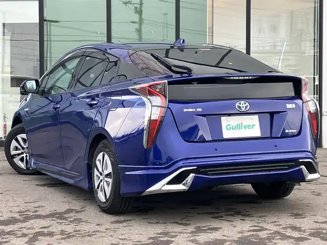 トヨタ プリウス A 道南・函館 2016(平28)年 6.3万km ダークブルーマイカM /純正ナビ//フルセグＴＶ//ドライブレコーダー//バックカメラ//モデリスタエアロ//ブラインドスポットモニター//ヘッドアップディスプレイ//クルーズコントロール//コーナーセンサー//衝突軽減ブレーキ//レーンキープアシスト//ステアリングヒーター//フロアマット//スマートキー//プッシュスタート//ＥＴＣ