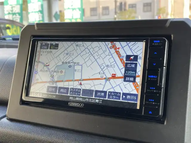 スズキ ジムニー XC 岡山県 2025(令7)年 0.2万km ブルーイッシュブラックパール3 登録時走行距離1485km/社外SDナビ/(AM/FM/BT/TV)/バックカメラ/ビルトインETC/ドライブレコーダー/衝突被害軽減システム/ダウンヒルアシストコントロール/クルーズコントロール/アイドリングストップ/シートヒーター/背面タイヤ/プッシュスタート/スマートキー/スペアキー/純正16インチアルミホイール