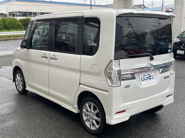 ダイハツ タント カスタム X SA 愛知県 2014(平26)年 9.1万km パールホワイトⅢ (株)IDOMが運営する【じしゃロン豊川店】の自社ローン専用車両になります。こちらは現金またはオートローンご利用時の価格です。自社ローンご希望の方は別途その旨お申付け下さい/ 純正ディーラーナビ/　◯ ワンセグTV/　◯ BT対応/ バックカメラ/ 片側パワースライドドア/ 衝突被害軽減システム/ ETC/ プッシュスタート/ オートライト/ ドアバイザー/ フロアマット