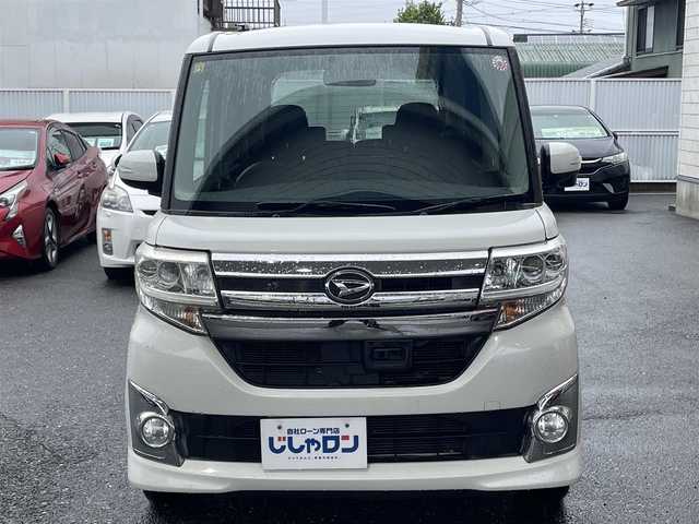 ダイハツ タント カスタム X SA 愛知県 2014(平26)年 9.1万km パールホワイトⅢ (株)IDOMが運営する【じしゃロン豊川店】の自社ローン専用車両になります。こちらは現金またはオートローンご利用時の価格です。自社ローンご希望の方は別途その旨お申付け下さい/ 純正ディーラーナビ/　◯ ワンセグTV/　◯ BT対応/ バックカメラ/ 片側パワースライドドア/ 衝突被害軽減システム/ ETC/ プッシュスタート/ オートライト/ ドアバイザー/ フロアマット