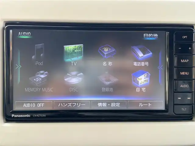 スズキ ラパン モード 福岡県 2020(令2)年 1.5万km ノクターンブルーパール/ホワイト 2トーンルーフ ワンオーナー/純正メモリーナビ【CN-RZ753W】/　(AM/FM/CD/DVD/Bluetooth/iPod/フルセグTV)/バックカメラ/アラウンドビューカメラ/スズキセーフティーサポート/・横滑り防止装置/・車線逸脱防止装置/・リアパーキングセンサー/・デュアルセンサーブレーキサポート/オートライト/シートヒーター（D/N）/ビルトインETC/前方ドライブレコーダー/nanoe付エアコン/社外防眩サイドミラー/純正サイドミラー（積載）/純正フロアマット/盗難防止装置/ISOFIX/電源ソケット×1/USB端子×1/スペアキー×1/保証書/取扱説明書