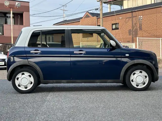 スズキ ラパン モード 福岡県 2020(令2)年 1.5万km ノクターンブルーパール/ホワイト 2トーンルーフ ワンオーナー/純正メモリーナビ【CN-RZ753W】/　(AM/FM/CD/DVD/Bluetooth/iPod/フルセグTV)/バックカメラ/アラウンドビューカメラ/スズキセーフティーサポート/・横滑り防止装置/・車線逸脱防止装置/・リアパーキングセンサー/・デュアルセンサーブレーキサポート/オートライト/シートヒーター（D/N）/ビルトインETC/前方ドライブレコーダー/nanoe付エアコン/社外防眩サイドミラー/純正サイドミラー（積載）/純正フロアマット/盗難防止装置/ISOFIX/電源ソケット×1/USB端子×1/スペアキー×1/保証書/取扱説明書