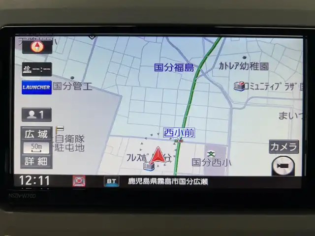 ダイハツ ムーヴ キャンバス G メイクアップ リミテッド　SAⅢ 鹿児島県 2020(令2)年 1.8万km スムースグレーマイカメタリック/プラムブラウンクリスタルマイカ 2トーン 純正SDナビ/（AM.FM.CD.DVD.Bluetooth.TV）/パノラミックビューモニター/両側パワースライドドア/社外ETC/スマートキー/スマートアシストIII/・衝突回避支援ブレーキ/・車線逸脱警報/・誤発進抑制制御、/・先行車発進お知らせ/・オートハイビーム/純正フロアマット/前方ドラレコ/ステアリングリモコン/LEDヘッドライト/ベンチシート