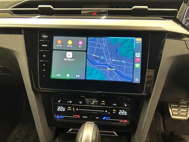 フォルクスワーゲン ＶＷ アルテオン TSI 4モーション Rラインアドバンス 岡山県 2021(令3)年 4.3万km ディープブラックパールエフェクト ワンオーナー/Volkswagenオールイン・セーフティ/アダプティブクルーズコントロールACC(全車速追従機能付)/緊急時停車支援システム(EmergencyAssist)/レーンキープアシストシステム/同一車線内全車速運転支援システム(Travel Assist)/レーンチェンジアシストシステム/リヤビュー＆アラウンドビューカメラ/駐車支援システム(ParkAssist)/パークディスタンスコントロール/(フロント/リア/前進/後退時衝突軽減ブレーキ機能付き)/プリクラッシュブレーキシステム(FrontAssist)/LEDヘッドライト/オートハイコントロール機能、ポジションランプ、ターンシグナル付/全席シートヒーター/運転席シートマッサージ機能/アレルゲン除去機能付きフレッシュエアフィルター/DiscoverPro/SSDナビゲーション/AM/FM/地デジ/BT/AppleCarPlay/Android Auto/ETC2.0/ワイヤレスチャージ//保証書/取説/スペアキー