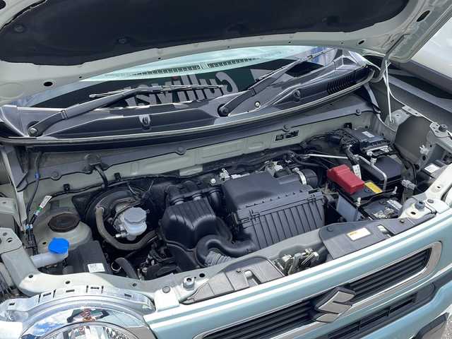 スズキ ハスラー HYBRID G 神奈川県 2021(令3)年 2.8万km オフブルーM 純正ナビフルセグＴＶ　CD/DVD/Bluetooth　/後方コーナーセンサー　/バックカメラ　/レーンキープアシスト　/パーキングアシスト　/シートヒーター　/前方ドライブレコーダー　/純正フロアマット　/ハロゲンヘッドライト　　/ETC/衝突被害軽減システム/取扱説明書/保証書