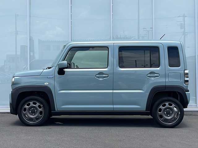 スズキ ハスラー HYBRID G 神奈川県 2021(令3)年 2.8万km オフブルーM 純正ナビフルセグＴＶ　CD/DVD/Bluetooth　/後方コーナーセンサー　/バックカメラ　/レーンキープアシスト　/パーキングアシスト　/シートヒーター　/前方ドライブレコーダー　/純正フロアマット　/ハロゲンヘッドライト　　/ETC/衝突被害軽減システム/取扱説明書/保証書
