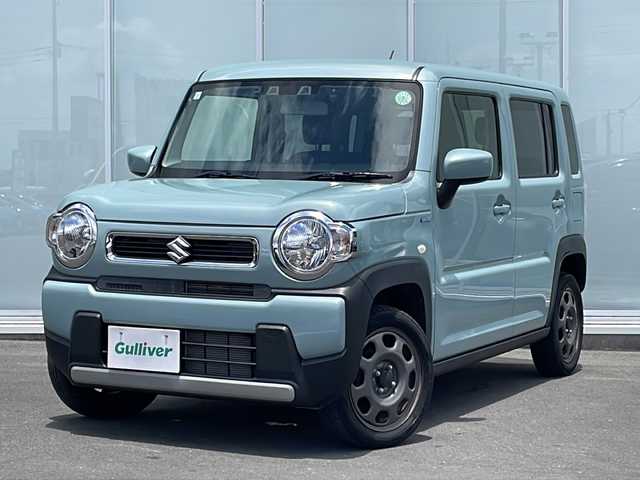 スズキ ハスラー HYBRID G 神奈川県 2021(令3)年 2.8万km オフブルーM 純正ナビフルセグＴＶ　CD/DVD/Bluetooth　/後方コーナーセンサー　/バックカメラ　/レーンキープアシスト　/パーキングアシスト　/シートヒーター　/前方ドライブレコーダー　/純正フロアマット　/ハロゲンヘッドライト　　/ETC/衝突被害軽減システム/取扱説明書/保証書