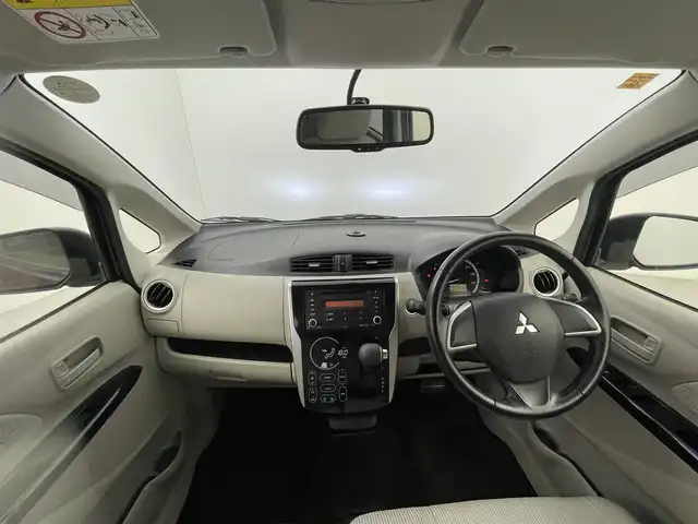 三菱 ｅＫワゴン G 群馬県 2013(平25)年 4.3万km チェリーブラウンパール 禁煙車　純正CDデッキ　アイドリングストップ　ヘッドライトレベライザー　電動格納ミラー　オートエアコン　プッシュスタート　スマートキー　純正フロアマット　純正アルミホイール　社外LEDヘッドライト