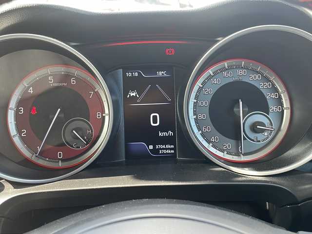 スズキ スイフト スポーツ 茨城県 2023(令5)年 0.4万km バーニングレッドPM ワンオーナー/純正フルアエロ/社外ナビ(CN-HZ885)/　　【フルセグTV/BT/CD/DVD】/全方位カメラ/レーンキープアシスト/横滑り防止装置/LEDオートライト/衝突被害軽減システム/シートヒーター/純正17インチアルミホイール/純正フロアマット/プッシュスタート/保証書/取扱説明書