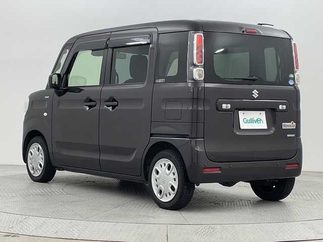 スズキ スペーシア HYBRID X 新潟県 2020(令2)年 5.7万km アーバンブラウンパールメタリック ４WD/ワンオーナー/プッシュスタート/スペアキー1本/スマートキー/メモリナビ　型式CN-RA07WD/CD/BT/SD/バックカメラ/フルセグ/シートヒーター　D席/N席/ミラーヒーター/ハロゲン/衝突被害軽減システム/レーンキープアシスト/オートライト/新車時保証書/取扱説明書