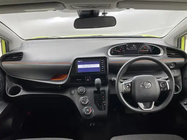トヨタ シエンタ X 茨城県 2018(平30)年 3.9万km ブラックマイカ/エアーイエロー 2トーン 後期モデル　2トーンカラー　純正ナビ　フルセグTV　Bluetooth　バックモニター　パワースライドドア　セーフティセンス　レーンキープアシスト　LEDヘッドランプ　フォグランプ　スマートキー　