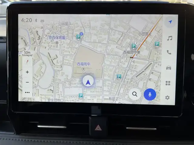 トヨタ ヴォクシー ハイブリッド S－Z 福岡県 2025(令7)年 0.4万km ホワイトパールクリスタルシャイン ワンオーナー/純正ディーラーナビ/・Bluetooth/・フルセグTV/・AM/FM/・ミラーキャスト/・CD/DVD/・USB/フリップダウンモニター/レーダークルーズコントロール/レーンキープアシスト/オートホールド/横滑り防止システム/ドライブモード/両側パワースライドドア/シートヒーター/オートライト/電動格納ミラー/社外フロアマット/純正アルミホイール/ビルトインETC/ドライブレコーダー前後/デジタルインナーミラー/プッシュスタート/取扱説明書/保証書/スペアキー×１