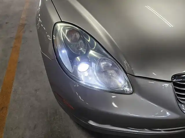 トヨタ ソアラ 430SCV ノーブルカラーED 長崎県 2005(平17)年 9.4万km コスモシルバー 純正ナビ/TV/マークレビンソンプレミアムサウンド/バックカメラ/クルーズコントロール/横滑り防止装置/HIDヘッドランプ/オートライト/オートエアコン/本木製/革巻きコンビステアリング/ステアリングスイッチ/ノーブルレッド革シート/前席パワーシート/ポジションメモリー/前席シートヒーター/社外18インチAWスタッドレス/リモコンキー/イモビライザー/オートアラーム/禁煙車