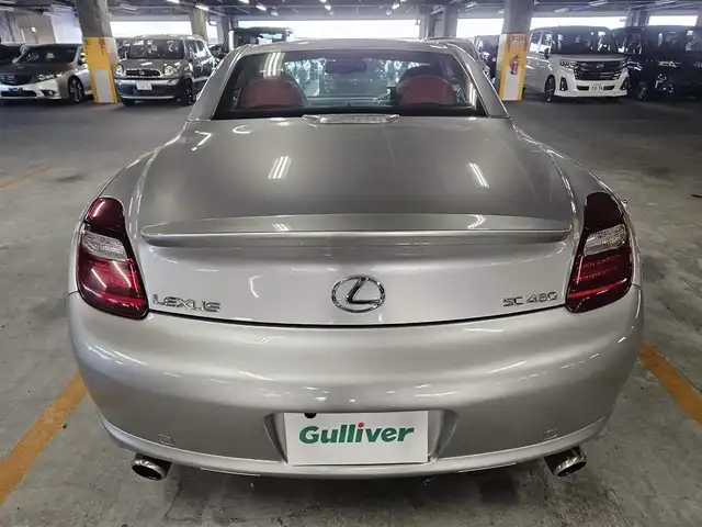 トヨタ ソアラ 430SCV ノーブルカラーED 長崎県 2005(平17)年 9.4万km コスモシルバー 純正ナビ/TV/マークレビンソンプレミアムサウンド/バックカメラ/クルーズコントロール/横滑り防止装置/HIDヘッドランプ/オートライト/オートエアコン/本木製/革巻きコンビステアリング/ステアリングスイッチ/ノーブルレッド革シート/前席パワーシート/ポジションメモリー/前席シートヒーター/社外18インチAWスタッドレス/リモコンキー/イモビライザー/オートアラーム/禁煙車