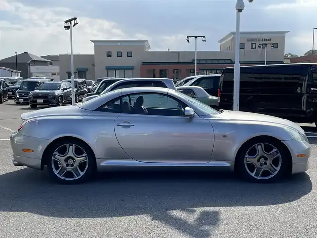 トヨタ ソアラ 430SCV ノーブルカラーED 長崎県 2005(平17)年 9.4万km コスモシルバー 純正ナビ/TV/マークレビンソンプレミアムサウンド/バックカメラ/クルーズコントロール/横滑り防止装置/HIDヘッドランプ/オートライト/オートエアコン/本木製/革巻きコンビステアリング/ステアリングスイッチ/ノーブルレッド革シート/前席パワーシート/ポジションメモリー/前席シートヒーター/社外18インチAWスタッドレス/リモコンキー/イモビライザー/オートアラーム/禁煙車