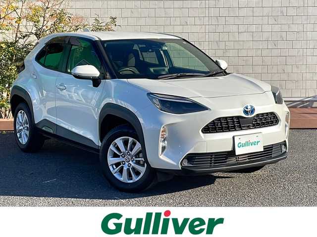 トヨタ ヤリスクロス ハイブリッド G 茨城県 2021(令3)年 4万km ホワイトパールクリスタルシャイン 純正ディスプレイオーディオ /-BT/AM/FM/衝突軽減システム /バックカメラ /ETC2.0 /ドライブレコーダー /ワンオーナー /プッシュスタート /純正アルミホイール /オートマチックハイビーム /純正フロアマット