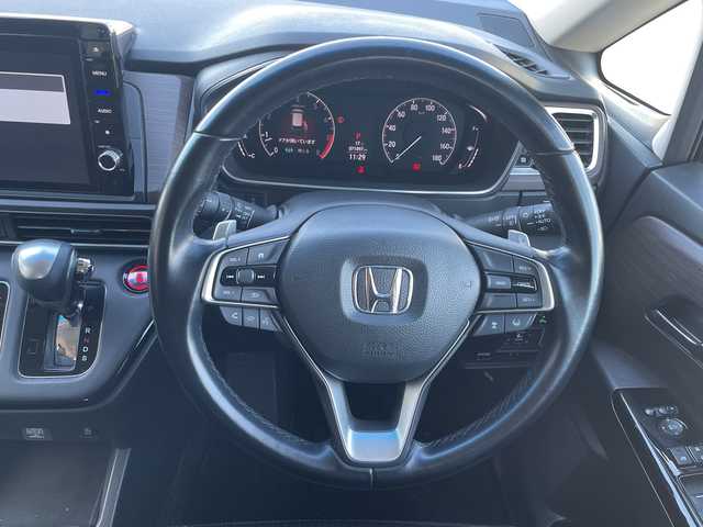 ホンダ オデッセイ アブソルート 新潟県 2021(令3)年 7.2万km プレミアムヴィーナスブラックP 純正10インチメモリナビ：VXU-217DYi/マルチビューカメラ/レーダークルーズコントロール/ジェスチャーコントロール・パワースライドドア/前後コーナーセンサー/ETC2.0/パドルシフト/ハーフレザーシート/運転席パワーシート/LEDヘッドライト