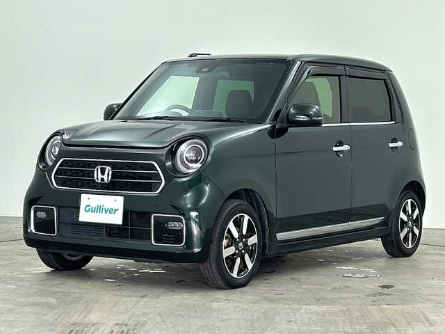 ホンダ Ｎ ＯＮＥ プレミアム 三重県 2021(令3)年 3.8万km ブリティッシュグリーンP /禁煙車 //純正ナビ(フルセグ/CD/DVD/AM/FM/BT/USB) //バックカメラ //前席シートヒーター //ホンダセンシング //レーンキープアシスト//レーダークルコン //電動パーキングブレーキ// LEDヘッドライト//LEDフォグライト //オートライト//ETC//スマートキー//パーキングセンサー