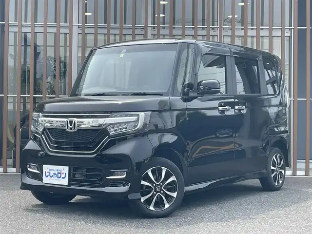 ホンダ Ｎ ＢＯＸ カスタム G L ホンダセンシング 鳥取県 2018(平30)年 10.5万km クリスタルブラックパール (株)IDOMが運営する【じしゃロン鳥取店】の自社ローン専用車両になります。こちらは現金またはオートローンご利用時の価格です。自社ローンご希望の方は別途その旨お申付け下さい/4WD/社外CDデッキ/片側パワースライドドア/ホンダセンシング搭載/衝突被害軽減ブレーキ/レーダークルーズコントロール/LEDオートライト/LEDフォグ/後方誤発進抑制/LDA/前席シートヒーター/社外ドラレコ/ビルトインETC/スマートキー×2/プッシュスタート