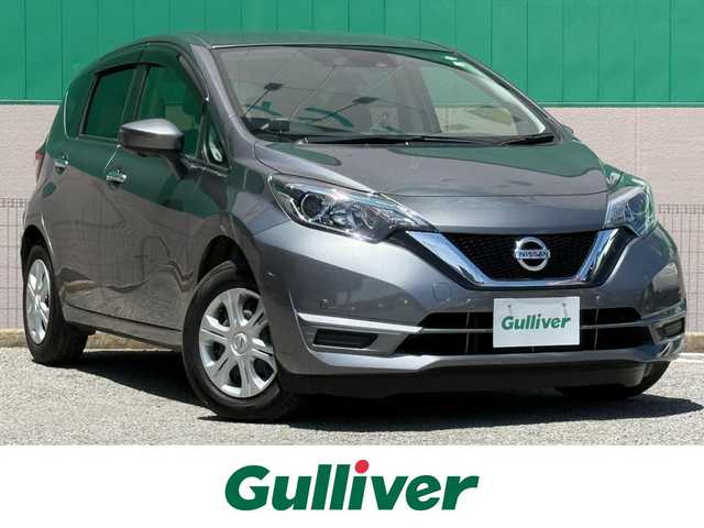 日産 ノート X Vセレクション 千葉県 2020(令2)年 5.8万km ダークメタルグレー 純正SDナビ（CD/DVD/SD/AUX/Bluetooth)/アラウンドビューモニター/インテリジェントルームミラー/フロントドライブレコーダー（DJ4-D）/リアドライブレコーダー（610FHR）/エマージェンシーブレーキ/車線逸脱警報/コーナーセンサー（前後）/ETC2.0/レーダー探知機/オートライト/アイドリングストップ/プッシュエンジンスタート/スペアキー