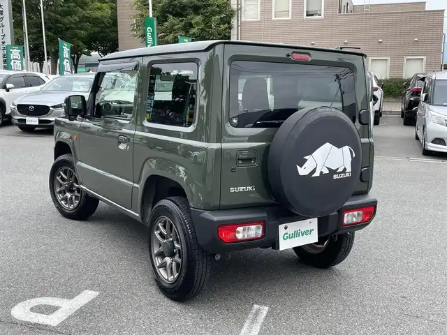 スズキ ジムニー XC 鳥取県 2019(令1)年 1.6万km ジャングルグリーン carrozzeria８型ナビ【AVIC-RL802】/・フルセグ/・CD/DVD/・Bluetooth/デュアルセンサーブレーキサポート/スマートキー /プッシュスタート/クルーズコントロール/4WD/インタークーラーターボ/ドライブレコーダー/前席シートヒーター/背面タイヤ/純正16AW/ABS/レーンキープアシスト/オートライト/LEDヘッドライト/フォグランプ/W＆サイドエアバック /カーテンエアバック