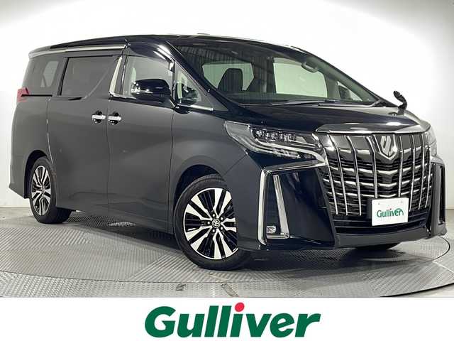 トヨタ アルファード S Cパッケージ 広島県 2020(令2)年 5.4万km ブラック ツインムーンルーフ/純正9型ディスプレイオーディオ/純正フリップダウンモニター/3眼LEDヘッドランプ/デジタルインナーミラー/ブラインドスポットモニター/両側パワースライドドア/バックモニター/パワーバックドア/パワーシート/ポジションメモリー/シートヒーター/ベンチレーション/ステアリングヒーター/パワーオットマン/セーフティセンス/・プリクラッシュセーフティ/・レーントレーシングアシスト/・アダプティブハイビーム/・レーダークルーズコントロール/ETC2.0/ドライブレコーダー/USB入力端子