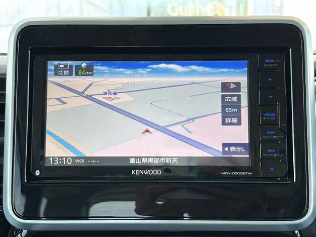 スズキ スペーシア カスタム HYBRID XS 富山県 2018(平30)年 4.2万km ピュアホワイトP 4WD/デュアルブレーキサポート/レーンキープアシスト/コーナーセンサー/社外SDナビ/フルセグ/バックカメラ/ドライブレコーダー/シートヒーター/両側パワースライドドア